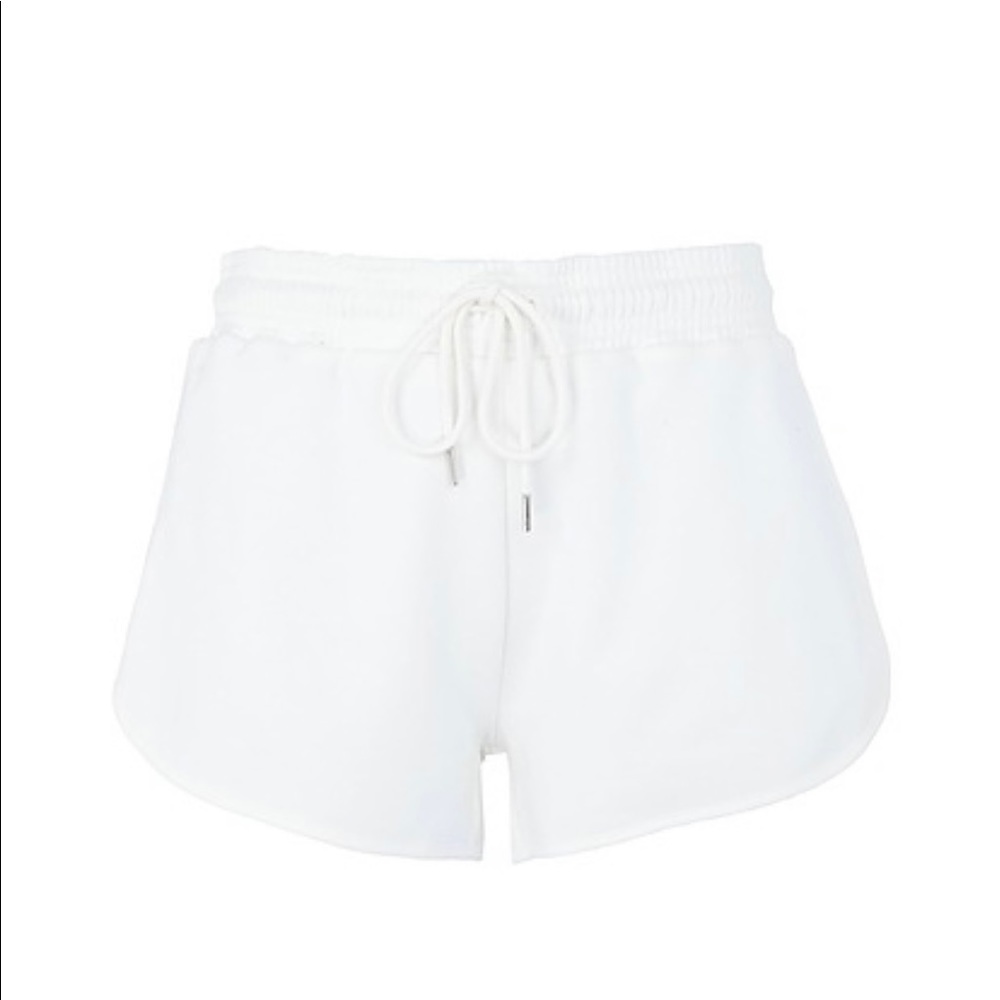 Ninety Percent Women Running Shorts White